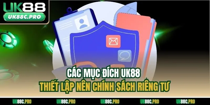 Các mục đích UK88 thiết lập nên chính sách riêng tư