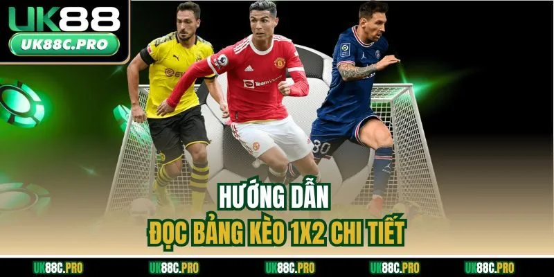 Hướng dẫn đọc bảng kèo 1x2 chi tiết