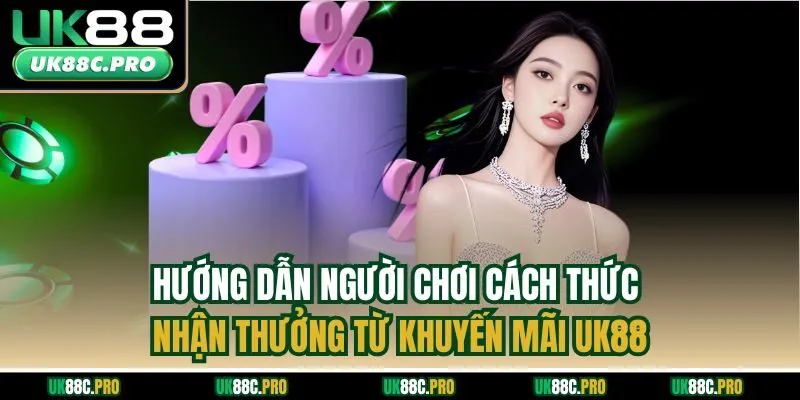 Hướng dẫn người chơi cách thức nhận thưởng từ khuyến mãi UK88