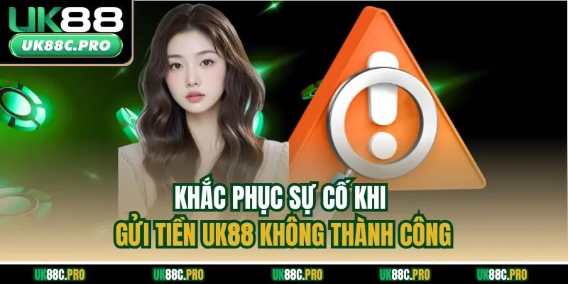 Khắc phục sự cố khi gửi tiền UK88 không thành công