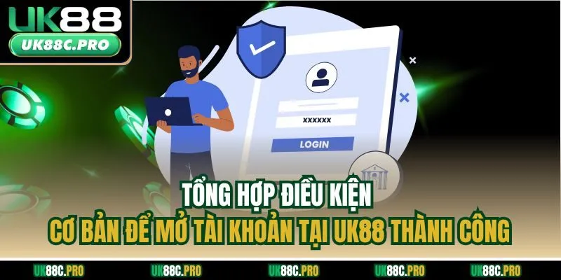 Tổng hợp điều kiện cơ bản để mở tài khoản tại UK88 thành công
